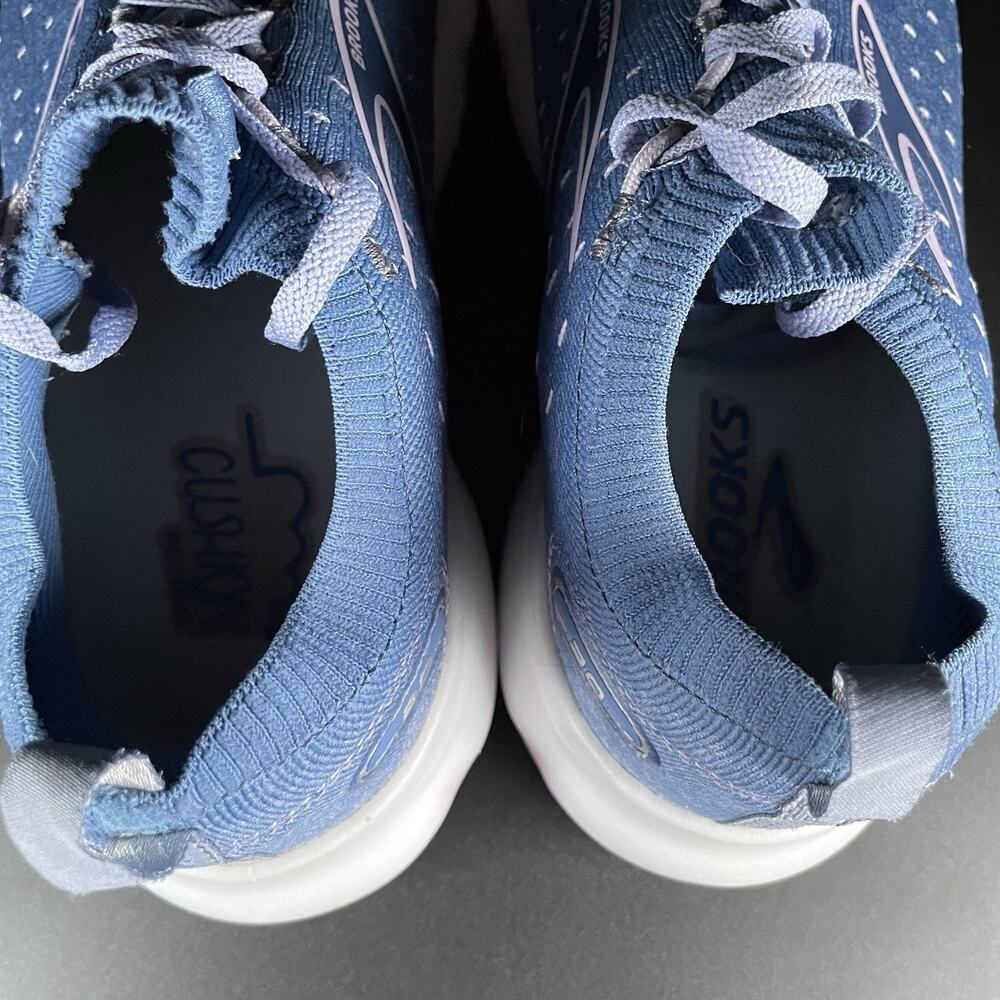 Women’s 11 Men’s 9.5 Brooks Glycerin 20 StealthFit Blue Knit Running Sneaker EUC - Picture 8 of 9